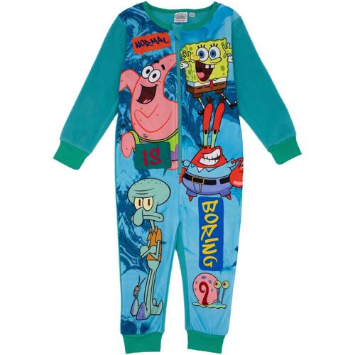 textil Niños Pijama Spongebob Squarepants Normal Is Boring Azul