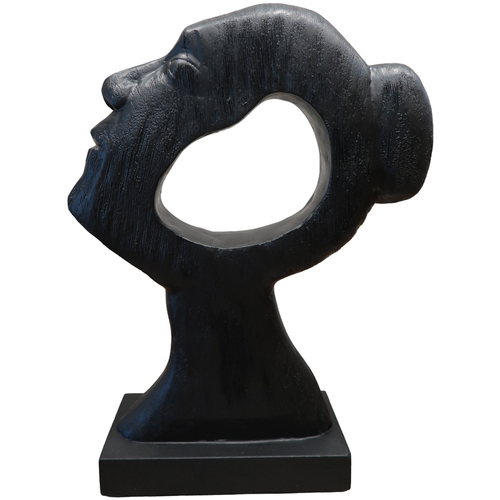 Casa Figuras decorativas Signes Grimalt Escultura cabeza de mujer Negro