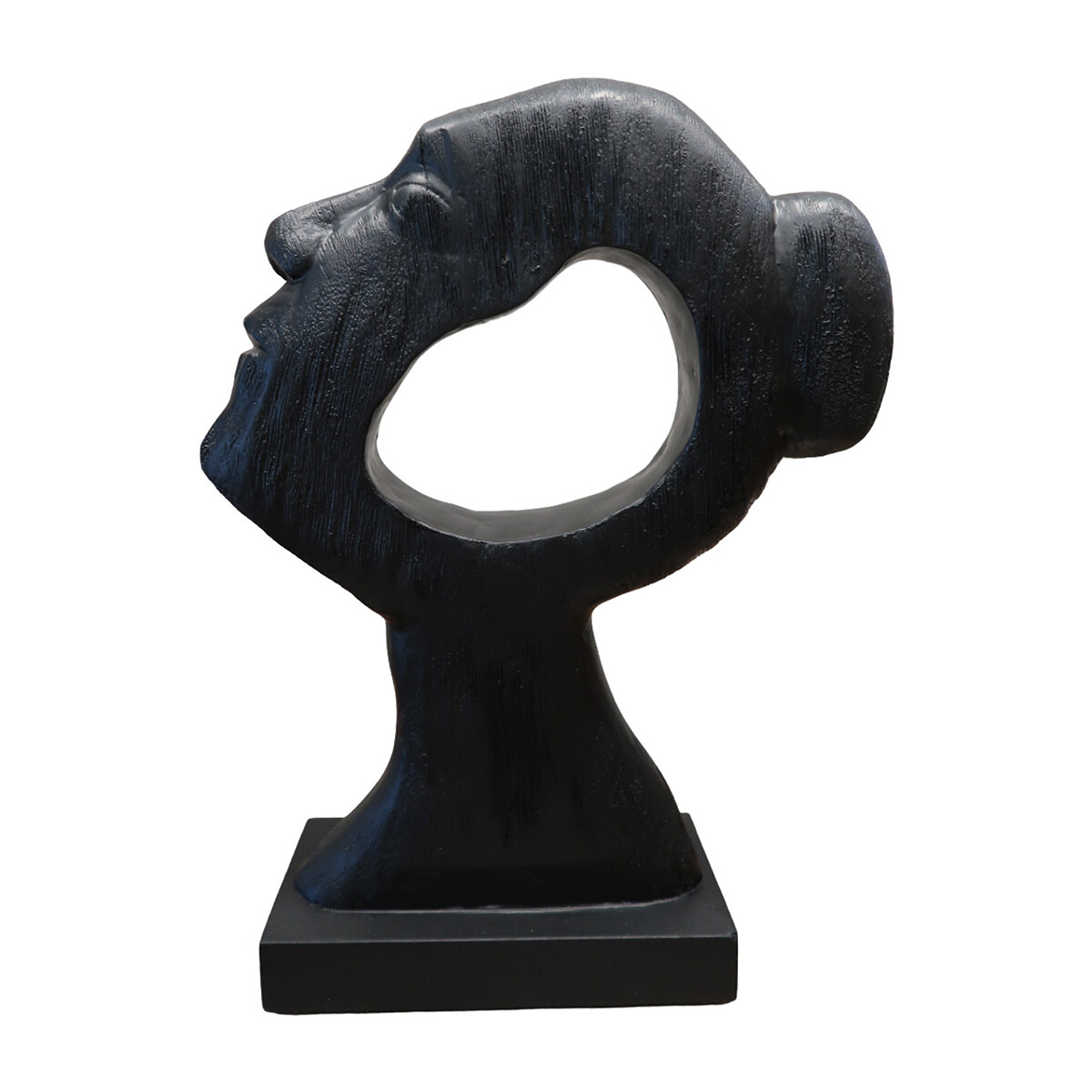 Casa Figuras decorativas Signes Grimalt Escultura cabeza de mujer Negro