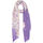 Accesorios textil Mujer Bufanda Liu Jo Estola con flores y logotipo Violeta