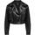 textil Mujer Abrigos Only ONLSIA STUDDED FAUX LEATHER BIKER Negro