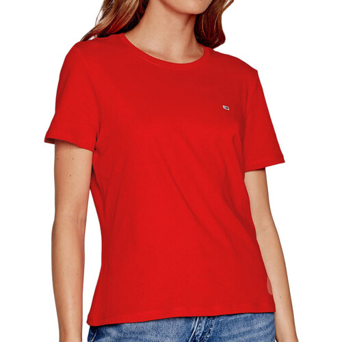 textil Mujer Tops y Camisetas Tommy Hilfiger  Rojo