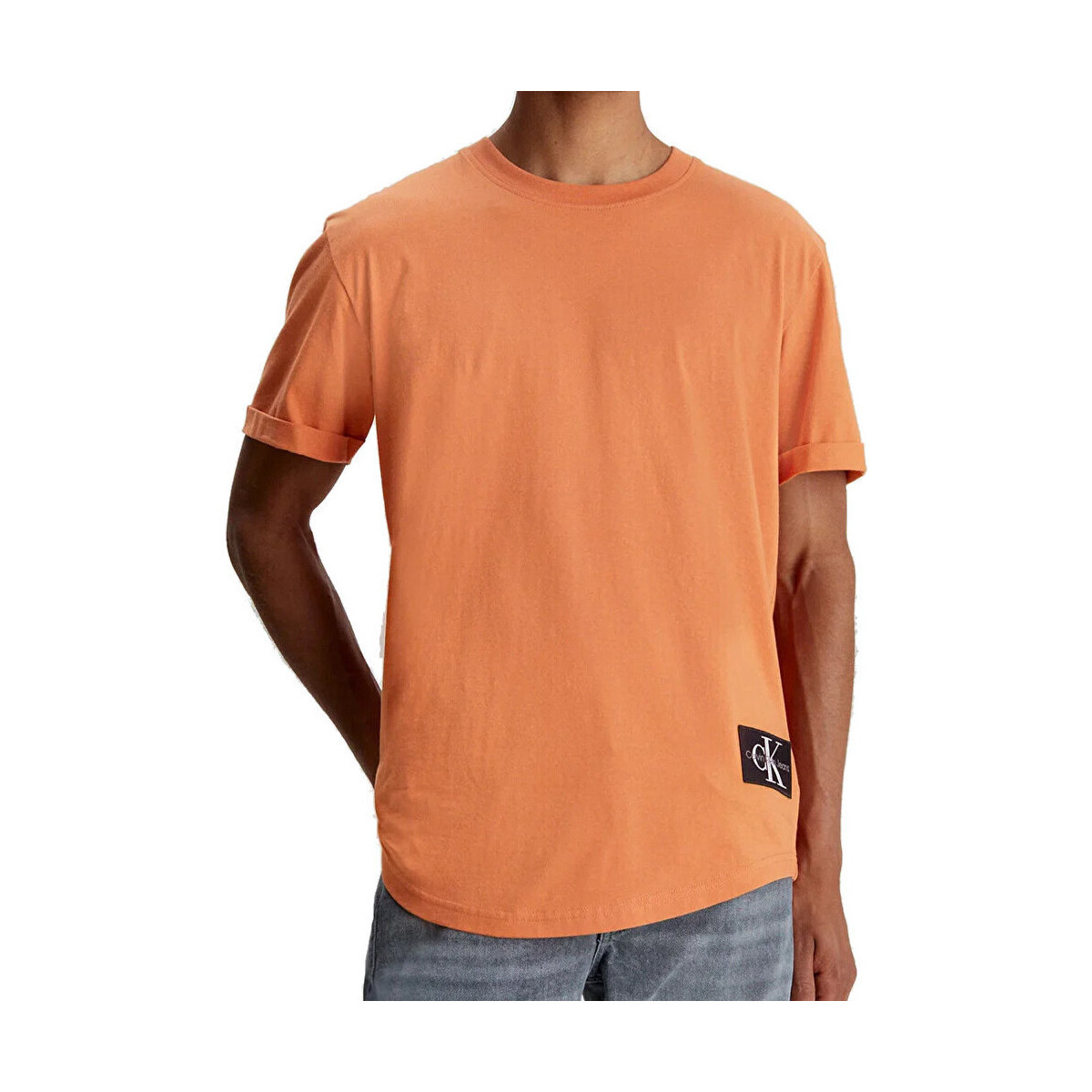 textil Hombre Tops y Camisetas Calvin Klein Jeans  Naranja