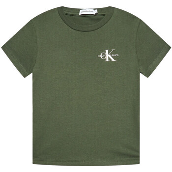 textil Niño Tops y Camisetas Calvin Klein Jeans  Verde