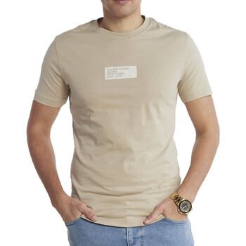 textil Hombre Tops y Camisetas Calvin Klein Jeans  Beige