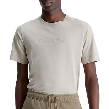 textil Hombre Tops y Camisetas Calvin Klein Jeans  Beige