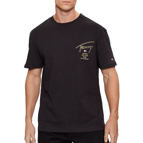textil Hombre Tops y Camisetas Tommy Hilfiger  Negro