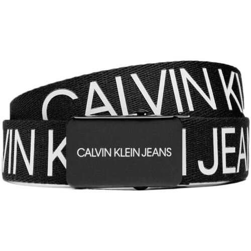Accesorios textil Hombre Cinturones Calvin Klein Jeans  Negro