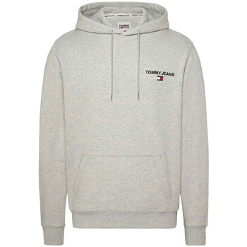Sudadera Tommy Jeans Linear Hoodie rojo hombre