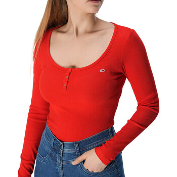 textil Mujer Tops y Camisetas Tommy Hilfiger  Rojo
