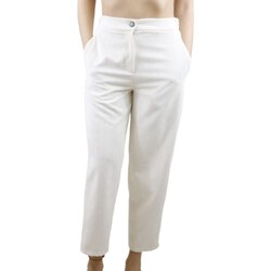 textil Mujer Pantalones con 5 bolsillos Vicolo TR1944 Blanco