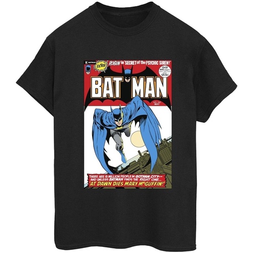 textil Mujer Camisetas manga larga Dc Comics Running Batman Cover Negro