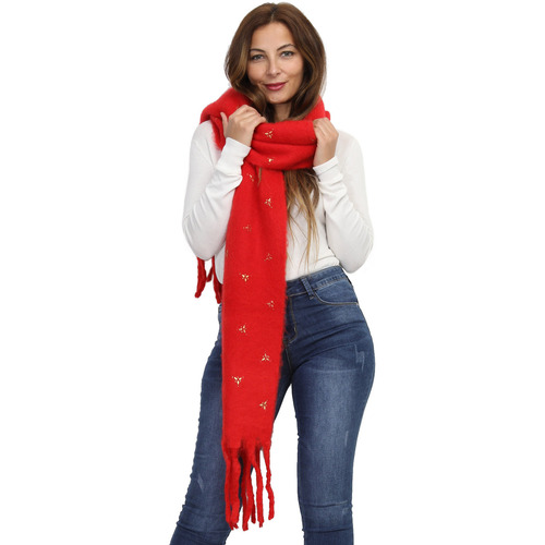 Accesorios textil Mujer Bufanda La Modeuse 69516_P161826 Rojo
