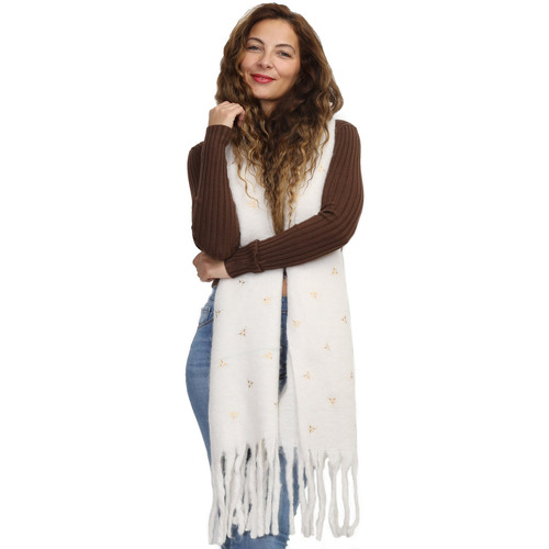 Accesorios textil Mujer Bufanda La Modeuse 69517_P161827 Blanco