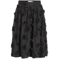 textil Mujer Faldas Vila Flory Skirt L/S - Black Negro