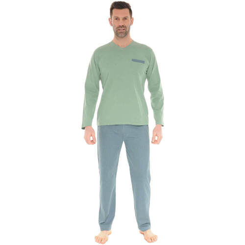 textil Hombre Pijama Christian Cane DELMONT Verde