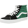 Zapatos Mujer Deportivas Moda Vans SK8-HI Sweater Weather Black/ Green VN000BW7YJ71 Verde