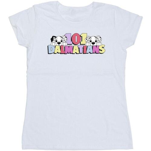 textil Mujer Camisetas manga larga Disney 101 Dalmatians Multi Colour Blanco