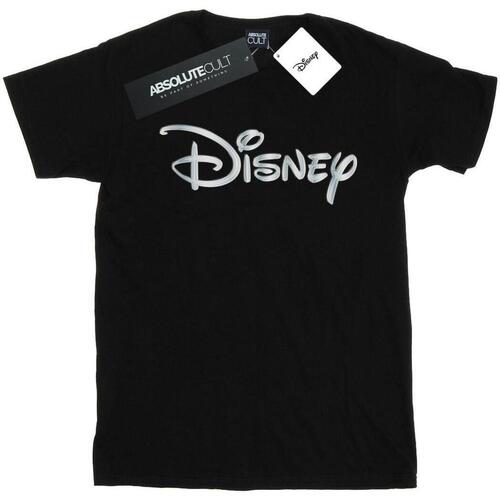 textil Mujer Camisetas manga larga Disney Glacial Logo Negro