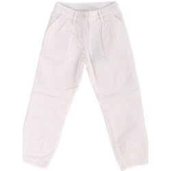 textil Niña Pantalones con 5 bolsillos Manila Grace MG2343 Blanco
