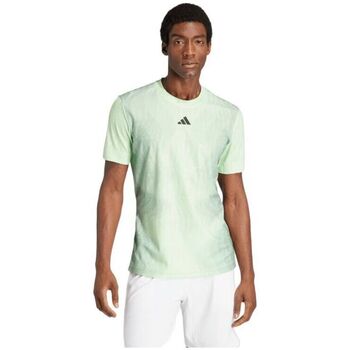 adidas Originals Camiseta Airchill Pro Freelift Hombre Semi Green Spark Amarillo