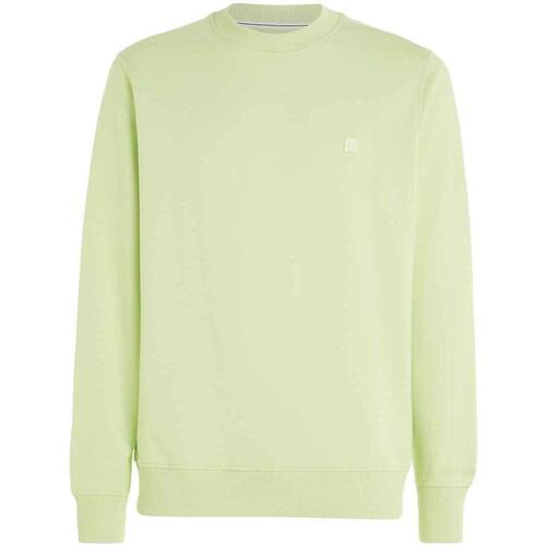 textil Hombre Sudaderas Calvin Klein Jeans CK EMBRO BADGE CREW NECK Verde