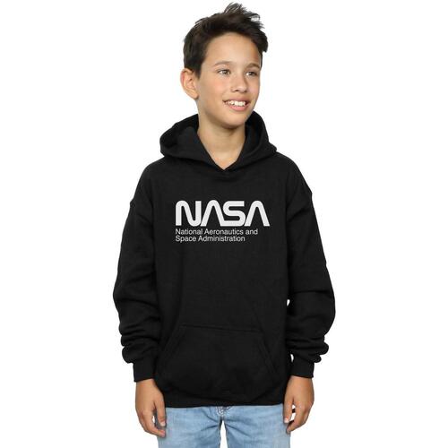 textil Niño Sudaderas Nasa Aeronautics And Space Negro