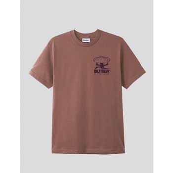 Butter Goods CAMISETA  ALL TERRAIN TEE  WASHED WOOD Marrón