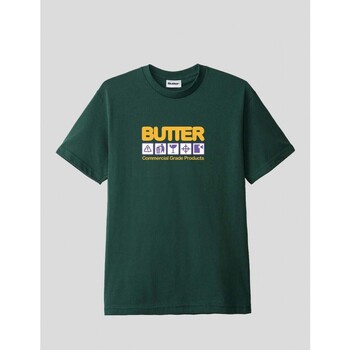 textil Hombre Camisetas manga corta Butter Goods CAMISETA  SYMBOLS TEE  DARK FOREST Verde