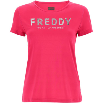 textil Mujer Tops y Camisetas Freddy T-Shirt Manica Corta Rosa