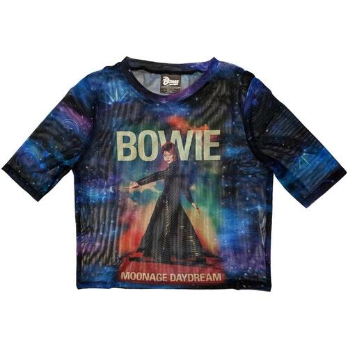 textil Mujer Camisetas manga larga David Bowie Moonage Daydream Negro