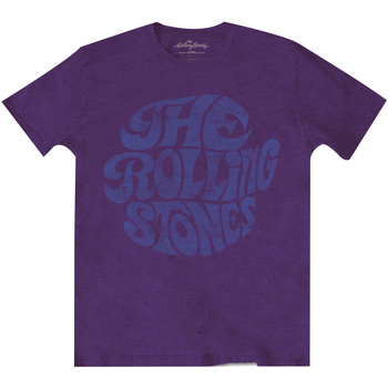 textil Camisetas manga larga The Rolling Stones 70s Violeta