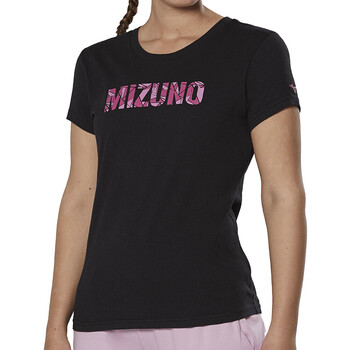 textil Mujer Camisetas manga corta Mizuno  Negro