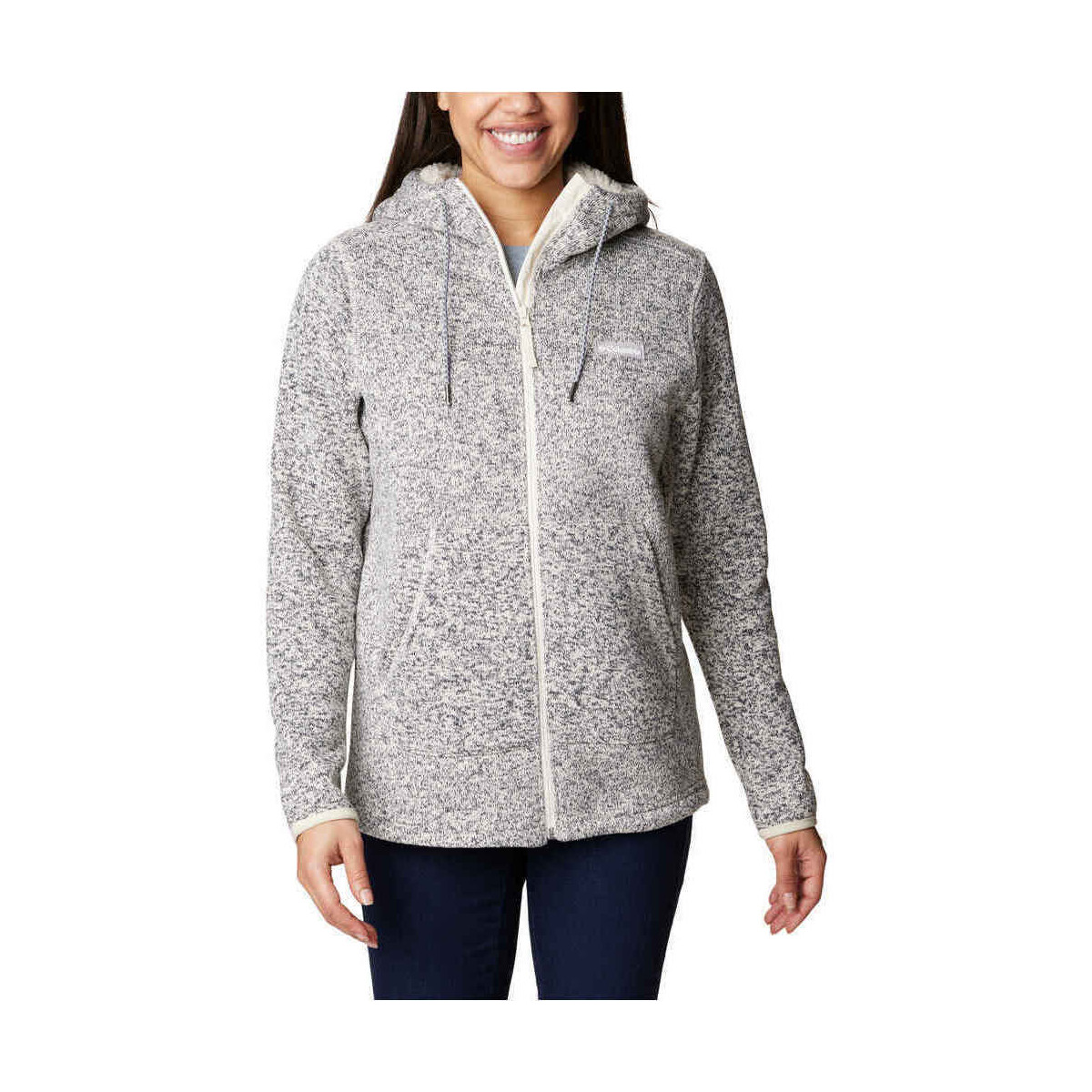 textil Mujer Sudaderas Columbia Sweater Weather Sherpa Full Zip Blanco