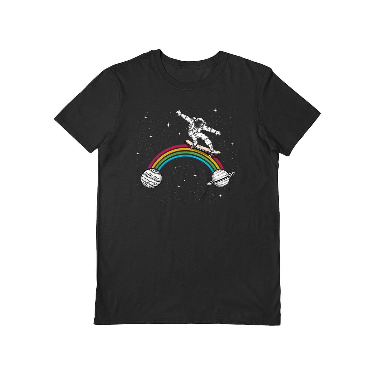 textil Camisetas manga larga Spacey Gracey Space Skater Boy Negro