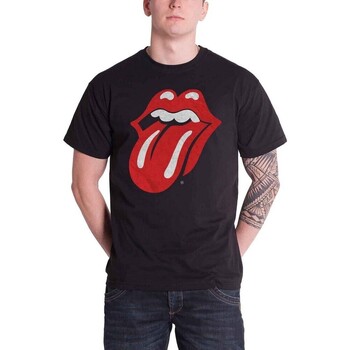 textil Camisetas manga larga The Rolling Stones Classic Negro