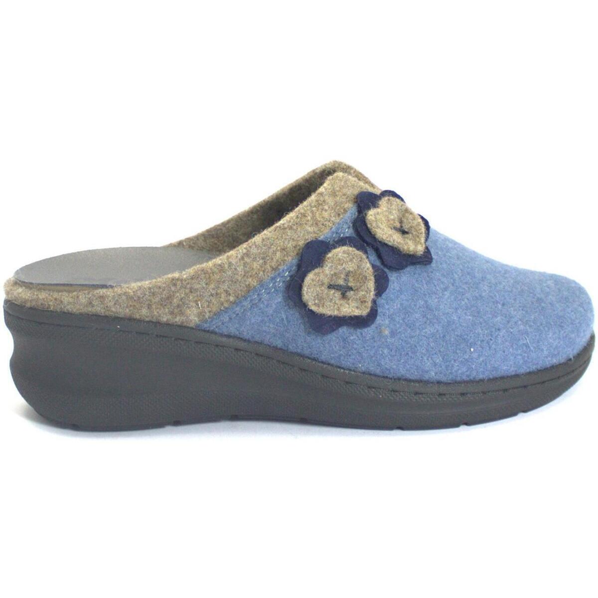 Zapatos Mujer Pantuflas Melluso MEL-RRR-PD902D-BL Azul