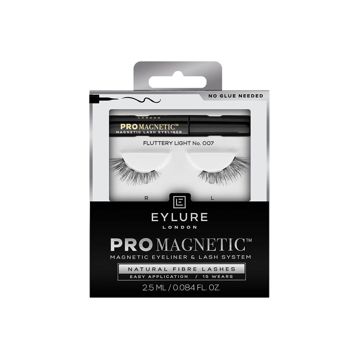 Belleza Mujer Máscaras de pestañas Eylure Pro Magnetic Eyeliner & Lash System 007-fluttery Light 