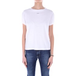 textil Mujer Camisetas manga corta Pinko 100373 A1N8 Blanco