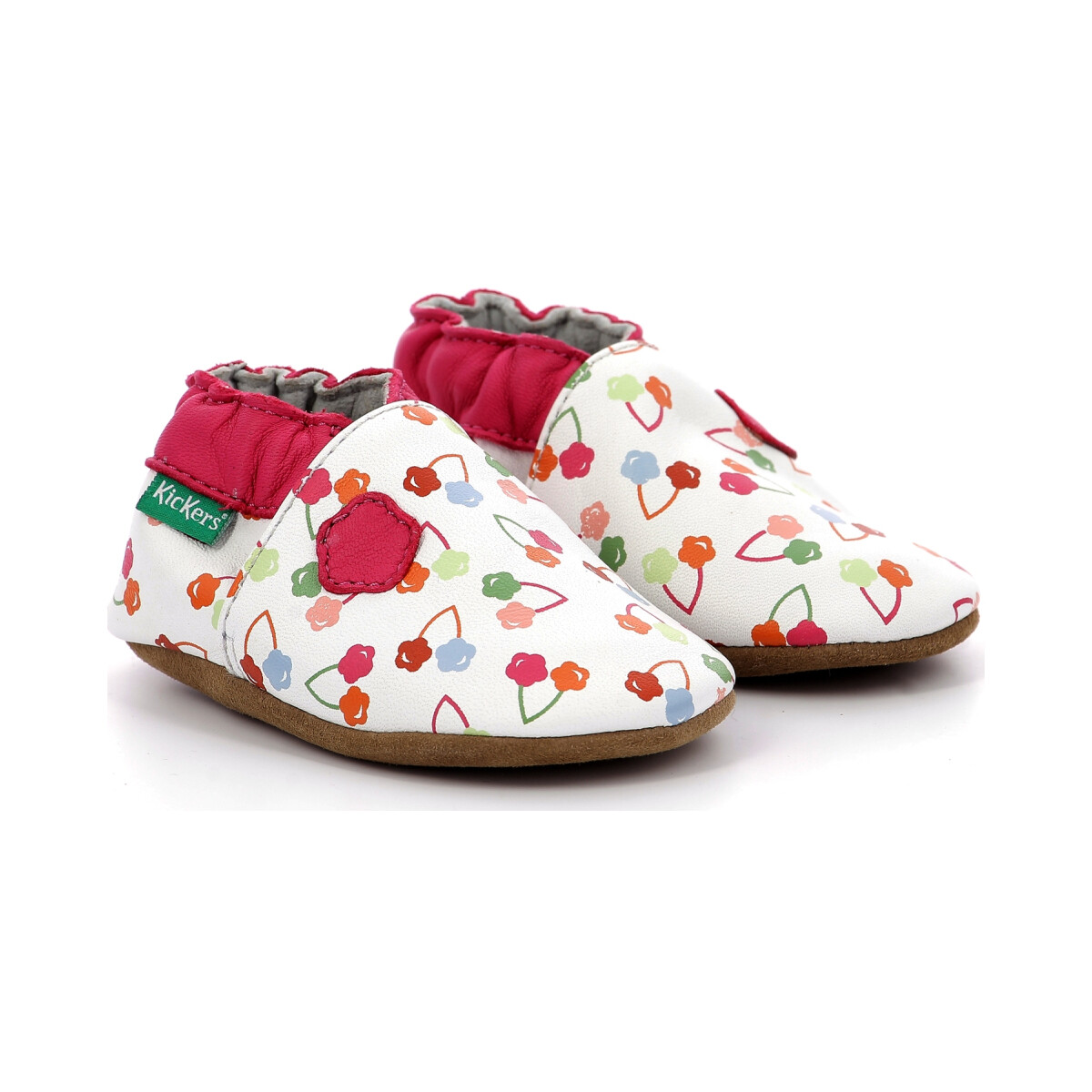 Zapatos Niña Pantuflas para bebé Kickers Kickbaby Blanco