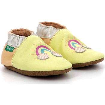 Zapatos Niña Pantuflas para bebé Kickers Kickbaby Rainbo Amarillo