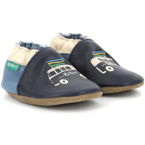 Zapatos Niño Pantuflas para bebé Kickers Kickbaby Van Azul