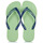 Zapatos Hombre Chanclas Havaianas BRASIL LOGO Verde / Marino