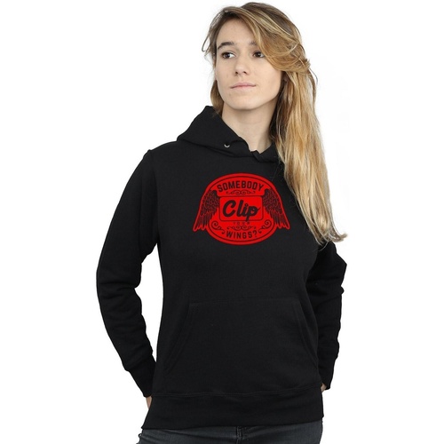 textil Mujer Sudaderas Supernatural Clip Your Wings Negro