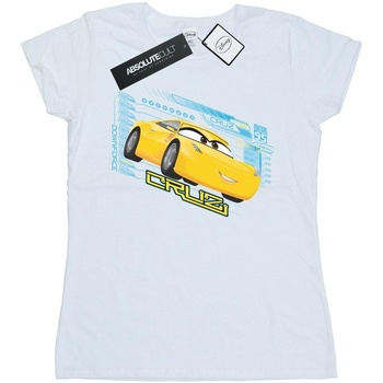 textil Mujer Camisetas manga larga Disney Cars Cruz Ramirez Blanco