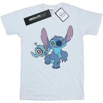 textil Niña Camisetas manga larga Disney Lilo And Stitch Hypnotized Blanco