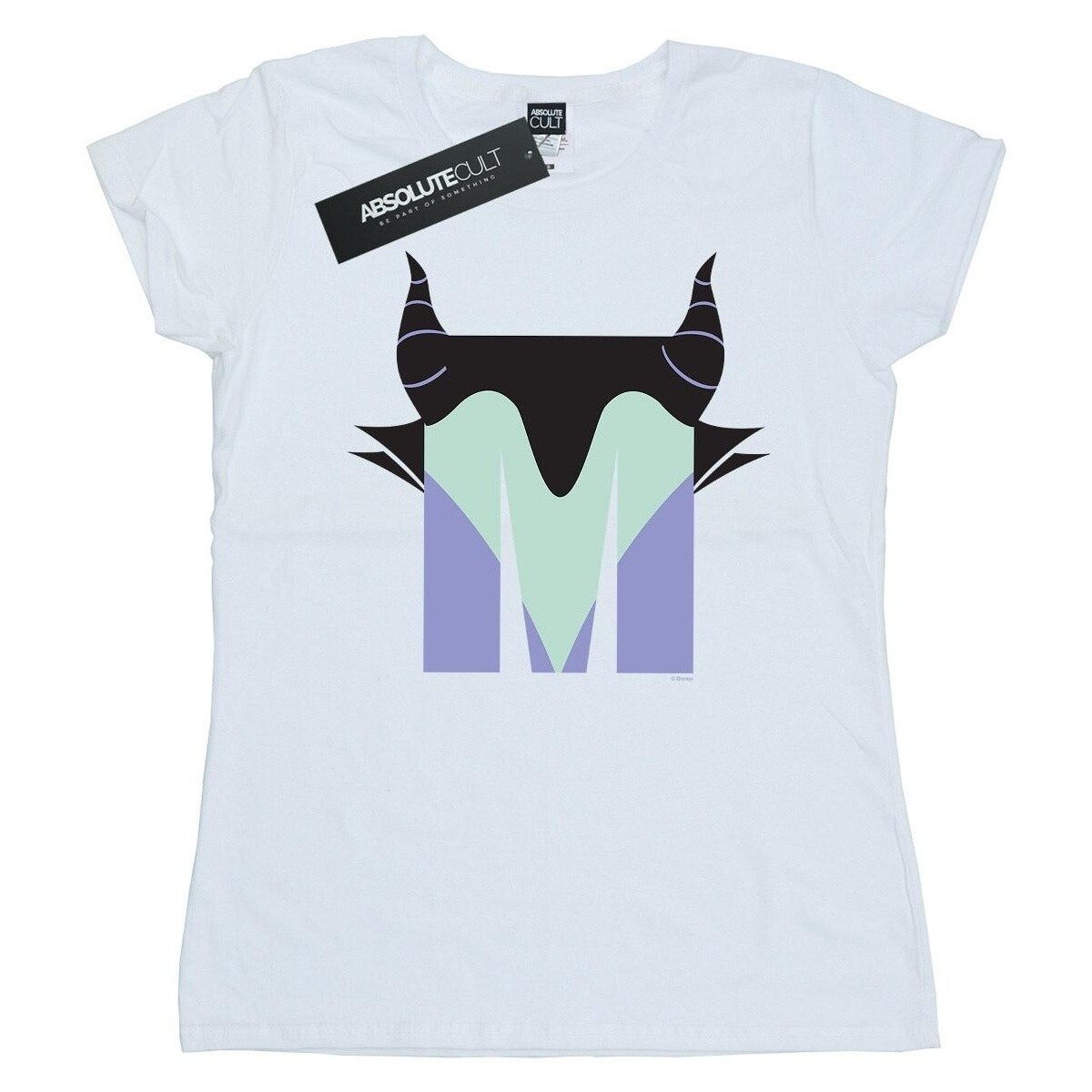 textil Mujer Camisetas manga larga Disney Alphabet M Is For Maleficent Blanco