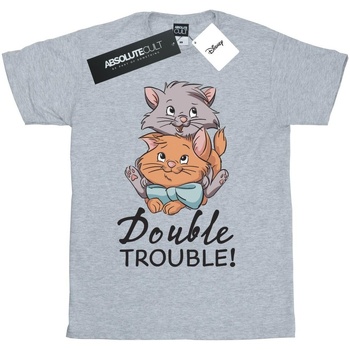 textil Niña Camisetas manga larga Disney The Aristocats Double Trouble Gris