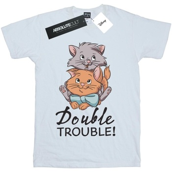 textil Niña Camisetas manga larga Disney The Aristocats Double Trouble Blanco