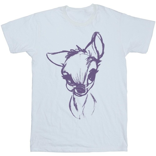 textil Niña Camisetas manga larga Disney Bambi Mood Blanco